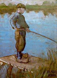 Dorothy Richmond, 1903: "Portrait of the Dutch Boy Fishing"