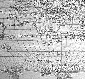 detail, Roselli world map, 1508